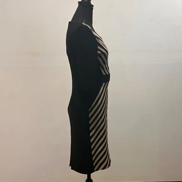 TAHARI Black, and white fitted dress - Picture 7 of 10